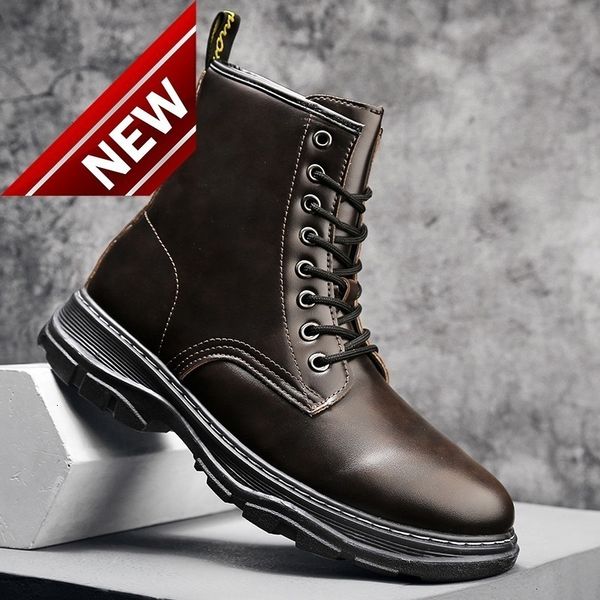 2021 new martin boots autumn and winter high british big toe shoes men's black work
2021 new martin boots autumn and winter high british big toe shoes men's black work