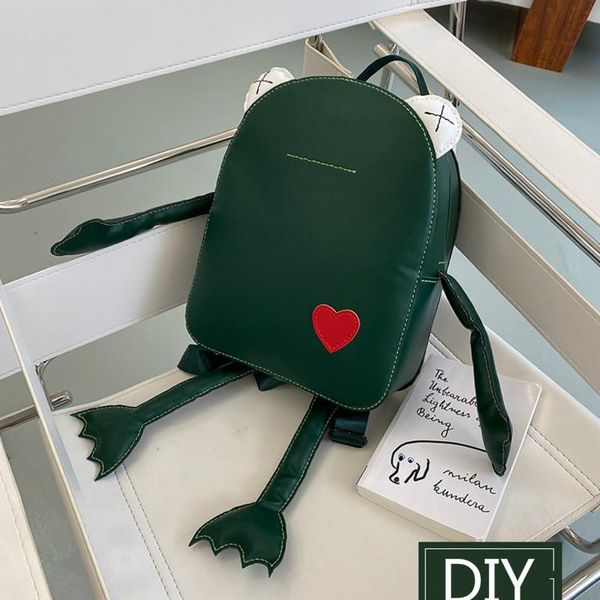 bag parts & accessories pu leather diy handmade sewing material for cute frog homemade gift girl shoulder cartoon casual backbag, Black
bag parts & accessories pu leather diy handmade sewing material for cute frog homemade gift girl shoulder cartoon casual backbag, Black