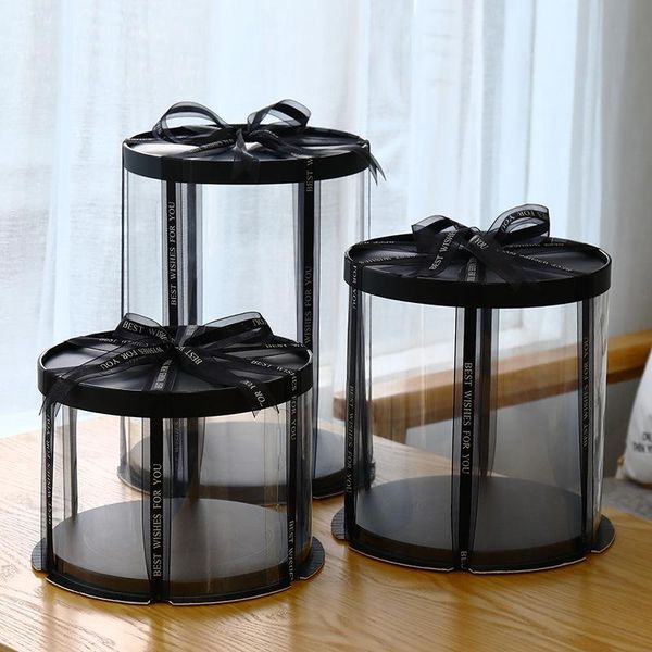 gift wrap 6/8/10 inch transparent round cake box/flower box/display box decoration for wedding birthday party (without ribbon)
gift wrap 6/8/10 inch transparent round cake box/flower box/display box decoration for wedding birthday party (without ribbon)