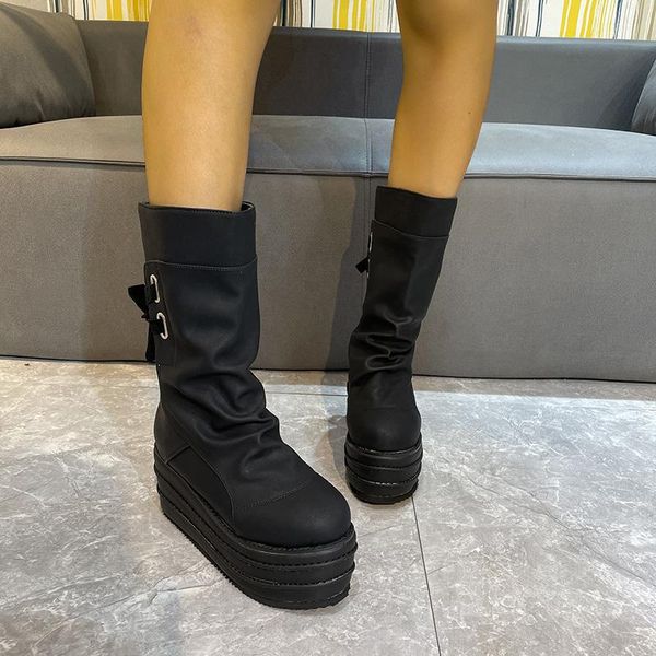 boots 2021 autumn and winter women's high pu lace-up comfortable female platform fashion plus size women shoes 35-43, Black
boots 2021 autumn and winter women's high pu lace-up comfortable female platform fashion plus size women shoes 35-43, Black