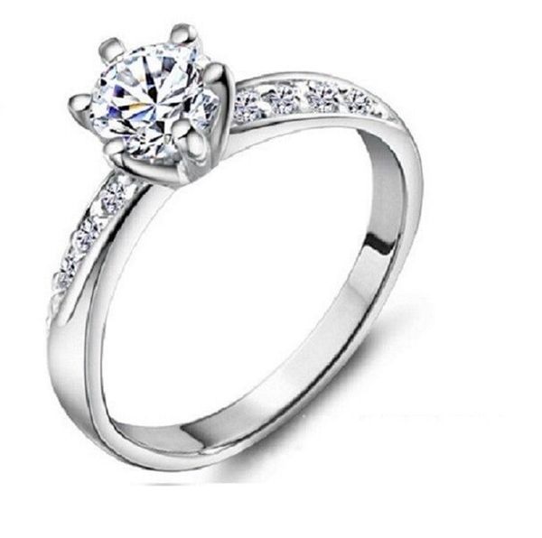 wedding ring classic design real platinum plated 6 prongs 0.5ct simulated diamond promise rings for women hipping cri0049-b 9 j2, Silver
wedding ring classic design real platinum plated 6 prongs 0.5ct simulated diamond promise rings for women hipping cri0049-b 9 j2, Silver