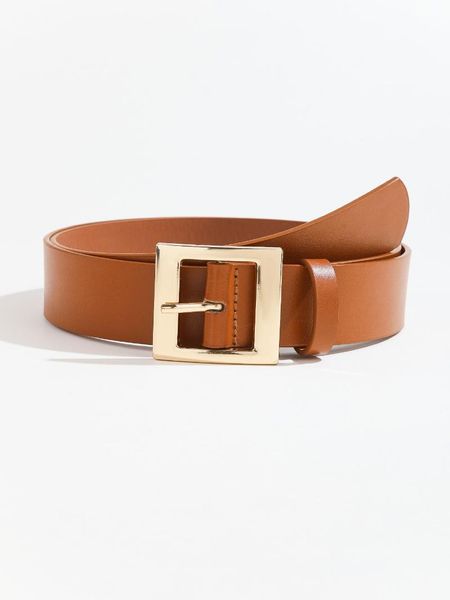 belts shein 2021 pu leather belt for women square buckle pin jeans black chic fancy vintage strap female, Black;brown
belts shein 2021 pu leather belt for women square buckle pin jeans black chic fancy vintage strap female, Black;brown