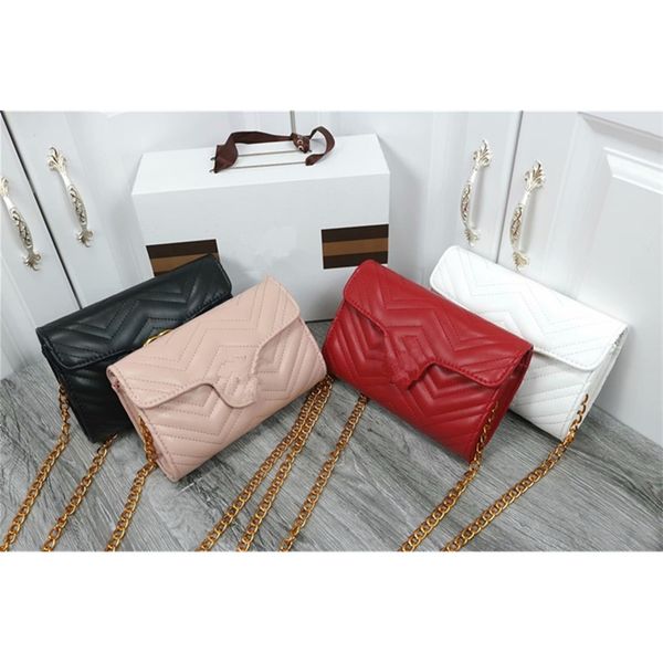 fashion women's bag new single shoulder cross wave chain bag-7713 purse