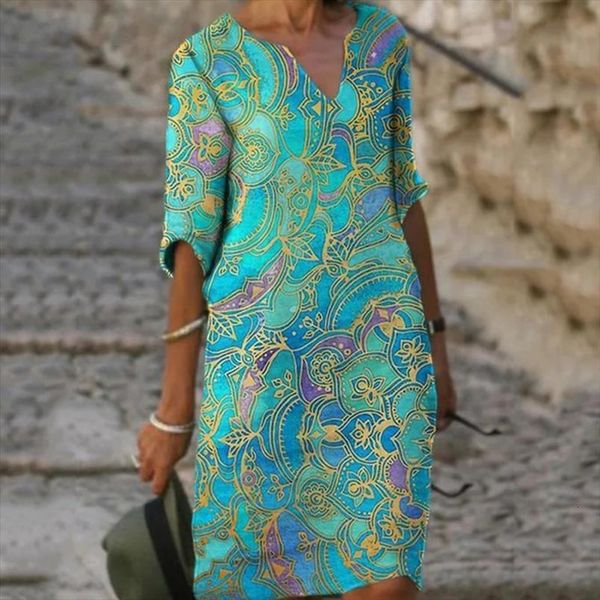 vintage printing v neck women dress half sleeve a line casual fashion spring female loose sundress lady vestidos, Black;gray
vintage printing v neck women dress half sleeve a line casual fashion spring female loose sundress lady vestidos, Black;gray