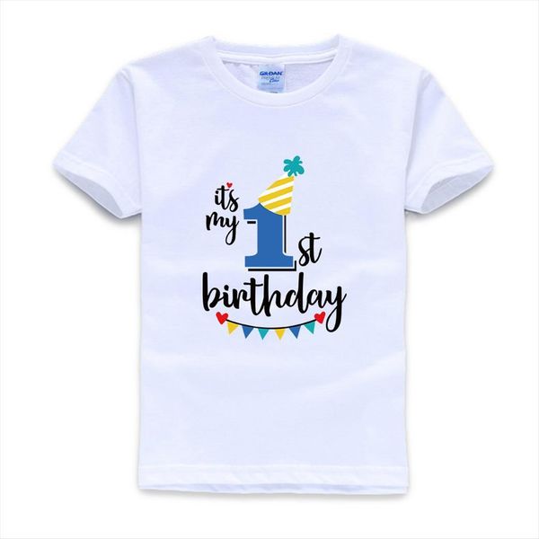 its my 1st first birthday t shirt childrens kids boys age size cake smash, Blue
its my 1st first birthday t shirt childrens kids boys age size cake smash, Blue