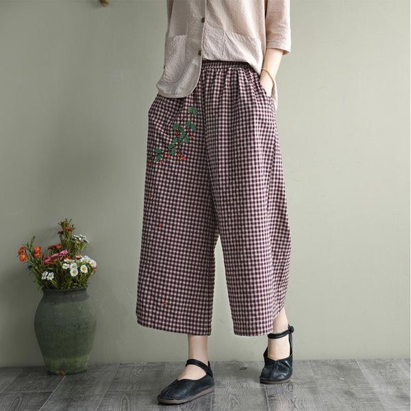 women's pants & capris 2021 summer women elastic waist loose retro all-match trousers ladies casual embroidery pocket mori girl, Black;white
women's pants & capris 2021 summer women elastic waist loose retro all-match trousers ladies casual embroidery pocket mori girl, Black;white