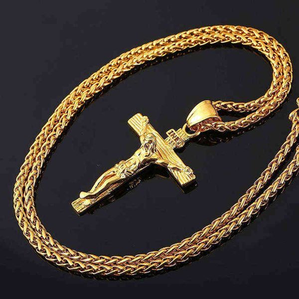 2021 trendy all-match necklace easter jesus cross christian religious totem collar male joyero jeweler gothic, Silver
2021 trendy all-match necklace easter jesus cross christian religious totem collar male joyero jeweler gothic, Silver