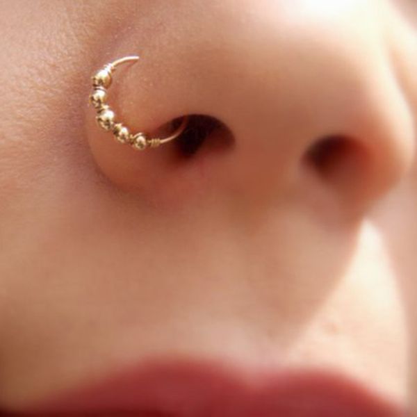ring handmade gold filled punk nose rings faux vintage charm hoop fake piercing grillz jewelry, Silver
ring handmade gold filled punk nose rings faux vintage charm hoop fake piercing grillz jewelry, Silver