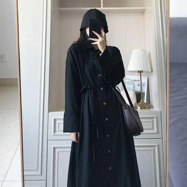 women's trench coats 2021 spring autumn woman loose simple outerwear casual overcoat nice streetwear all-match office lady jackets, Tan;black
women's trench coats 2021 spring autumn woman loose simple outerwear casual overcoat nice streetwear all-match office lady jackets, Tan;black