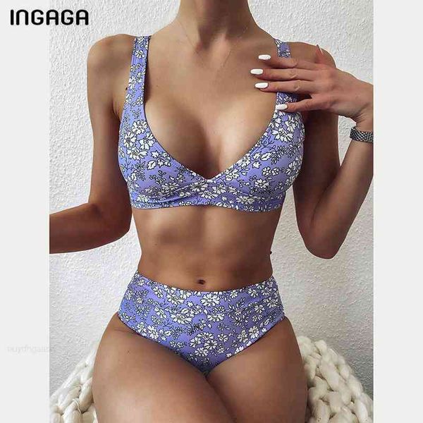 2021 push bathing ingaga swimsuits swimwear high up biquini waist bikinis suit women floral printing beachwear bikini set, White;black
2021 push bathing ingaga swimsuits swimwear high up biquini waist bikinis suit women floral printing beachwear bikini set, White;black