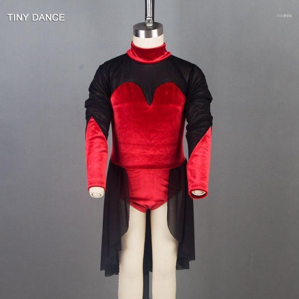 long sleeve red/black jazz and tap dance costume for children women stage show velvet leotard with black skirt 187211, Black;red
long sleeve red/black jazz and tap dance costume for children women stage show velvet leotard with black skirt 187211, Black;red