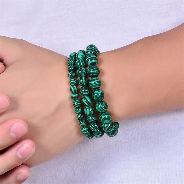 beaded, strands natural malachite stone bracelets yoga rosary bracelet for men women jewelry, Black
beaded, strands natural malachite stone bracelets yoga rosary bracelet for men women jewelry, Black