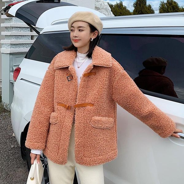 women's wool & blends 2021 lamb winter women leisure ethos trun down collar straight cut female hair berber fleece keep warm outwear co, Black
women's wool & blends 2021 lamb winter women leisure ethos trun down collar straight cut female hair berber fleece keep warm outwear co, Black