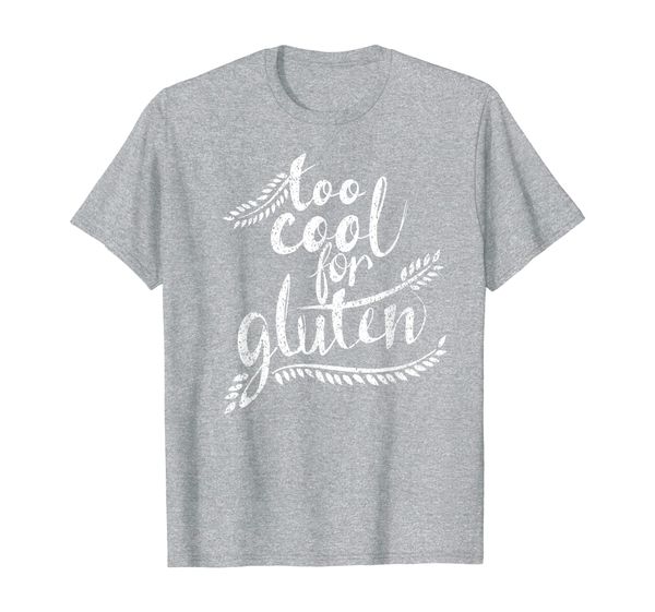 too cool for gluten | funny glutelin intolerant gastro gift t-shirt, White;black
too cool for gluten | funny glutelin intolerant gastro gift t-shirt, White;black