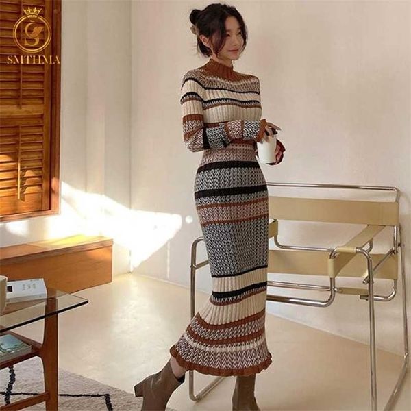 hma fashion striped ladies midi mermaid dress vintage elegant women knitted christmas sweater vestidos 211220, Black;gray
hma fashion striped ladies midi mermaid dress vintage elegant women knitted christmas sweater vestidos 211220, Black;gray