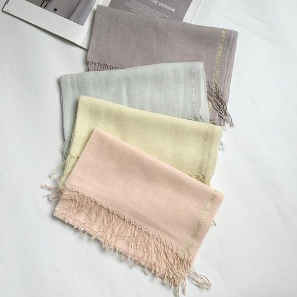 scarves style spring summer autumn winter scarf cotton and linen solid color long women's shawl fashion men, Blue;gray
scarves style spring summer autumn winter scarf cotton and linen solid color long women's shawl fashion men, Blue;gray