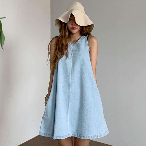 casual dresses dress women clothesniche thin washed blue loose versatile small a-line sleeveless tb6y, Black;gray
casual dresses dress women clothesniche thin washed blue loose versatile small a-line sleeveless tb6y, Black;gray