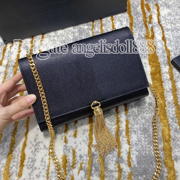 7a quality designers bags womens black calfskin caviar genuine leather chain shoulder cross body kate20cm tassel bag with original box sn
7a quality designers bags womens black calfskin caviar genuine leather chain shoulder cross body kate20cm tassel bag with original box sn