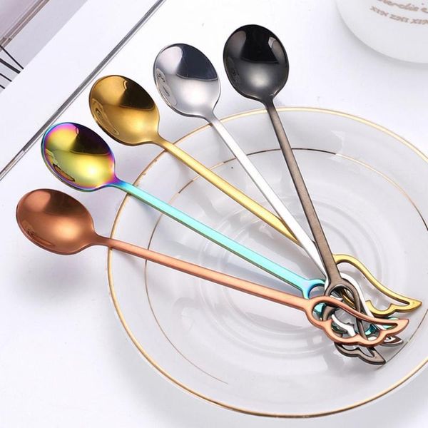 spoons delicate scoop cartoon stainless steel exquisite wing shape mixing dessert spoon for daily use
spoons delicate scoop cartoon stainless steel exquisite wing shape mixing dessert spoon for daily use