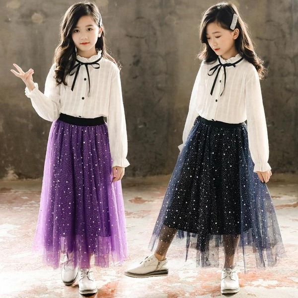 clothing sets 2021 fashion girls set children clothes spring long sleeve outfits shirts + skirt teenage kids costume, White
clothing sets 2021 fashion girls set children clothes spring long sleeve outfits shirts + skirt teenage kids costume, White
