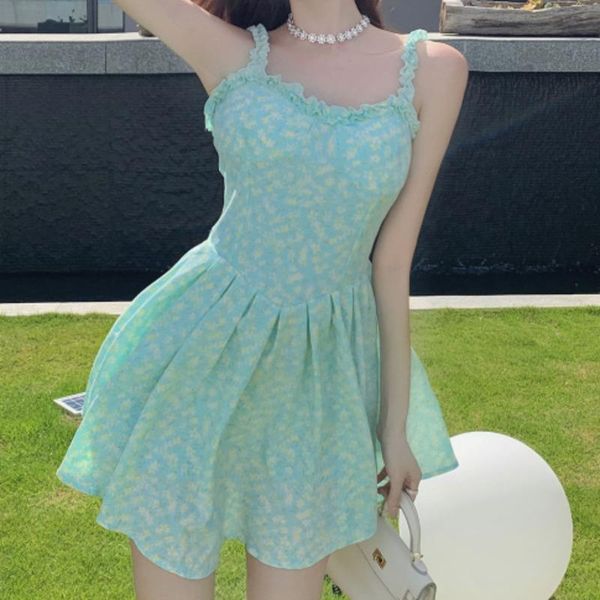 casual dresses floral print vintage female 2021 summer korean chiffon mini dress for women beach spaghetti strap vestidos de mujer, Black;gray
casual dresses floral print vintage female 2021 summer korean chiffon mini dress for women beach spaghetti strap vestidos de mujer, Black;gray