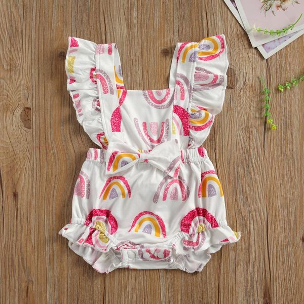 jumpsuits born baby girl rainbow jumpsuit with ruffles, sleeveless square collar elastic waist short romper summer 0-24months, Blue
jumpsuits born baby girl rainbow jumpsuit with ruffles, sleeveless square collar elastic waist short romper summer 0-24months, Blue