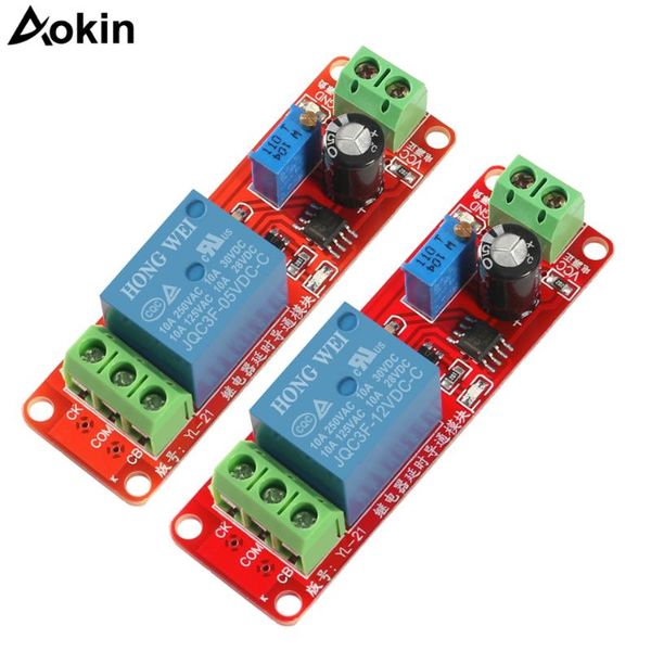 integrated circuits 5pcs dc 5v 12v timer delay relay ne555 car oscillator adjustable switch module 0-10 second
integrated circuits 5pcs dc 5v 12v timer delay relay ne555 car oscillator adjustable switch module 0-10 second
