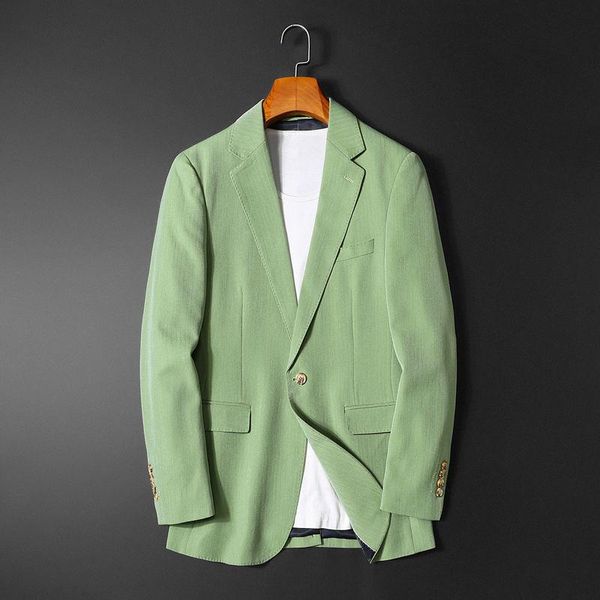 light green mens blazer 2021 spring retro blazers para hombre slim fit jacket luxury stylish men's suits &, White;black
light green mens blazer 2021 spring retro blazers para hombre slim fit jacket luxury stylish men's suits &, White;black