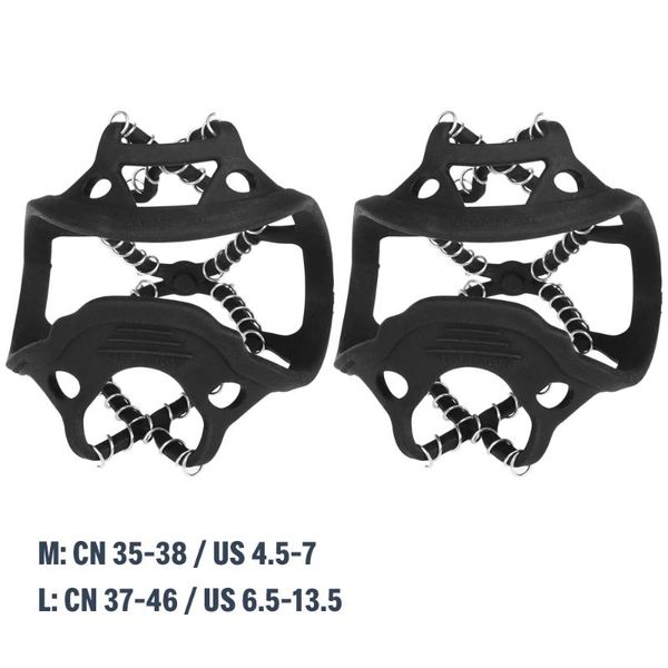 stainless steel universal anti slip ice snow shoe boot grips traction cleats crampon spikes crampons ramponi cords, slings and webbing
stainless steel universal anti slip ice snow shoe boot grips traction cleats crampon spikes crampons ramponi cords, slings and webbing