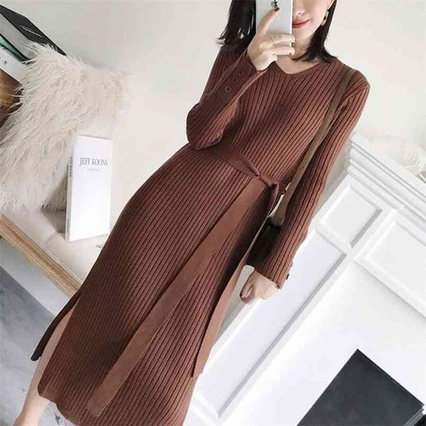 fall / winter women's long sweater dress over the knee little fragrance sleeve bottoming slim knit 210427, White;black
fall / winter women's long sweater dress over the knee little fragrance sleeve bottoming slim knit 210427, White;black