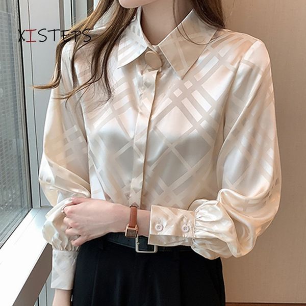 elegant women satin blouses shirts designer ladies chiffon female fashion office lady work wear clothes, White
elegant women satin blouses shirts designer ladies chiffon female fashion office lady work wear clothes, White