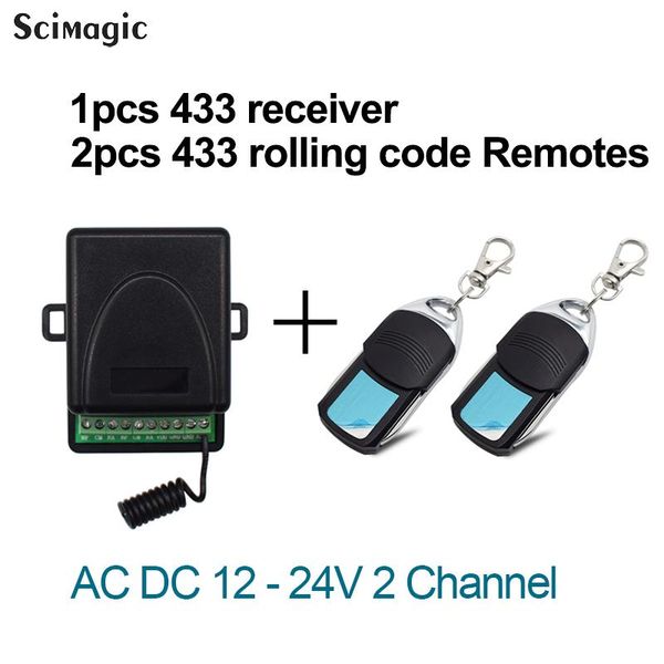 ch ac dc 12v - 24v universal receiver and rolling code 433.92mhz garage door remote control for gate controlers
ch ac dc 12v - 24v universal receiver and rolling code 433.92mhz garage door remote control for gate controlers
