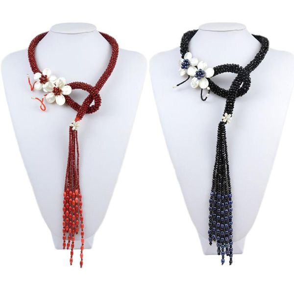 chokers fashion chunky women 2-3mm black red beads natural freshweater pearl crystal statement necklace pendant jewelry accessories 30", Golden;silver
chokers fashion chunky women 2-3mm black red beads natural freshweater pearl crystal statement necklace pendant jewelry accessories 30", Golden;silver