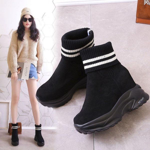 boots 2021 winter women's ankle thick-soled suede slip-on snow beautiful casual fashion, Black
boots 2021 winter women's ankle thick-soled suede slip-on snow beautiful casual fashion, Black