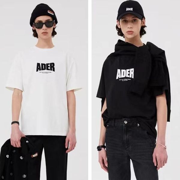 men's t-shirts ader 2021ss embroidery letter logo tee oversized women t-shirt streetwear casual cotton clothing, White;black
men's t-shirts ader 2021ss embroidery letter logo tee oversized women t-shirt streetwear casual cotton clothing, White;black