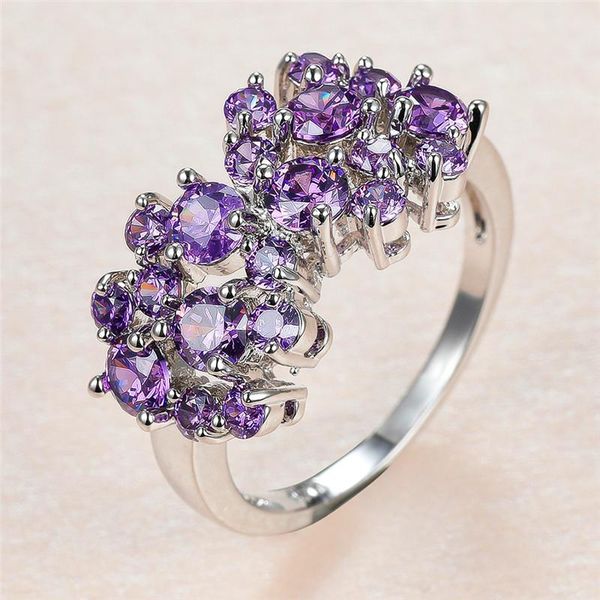 purple crystal stone flower ring silver color big wedding rings for women jewelry trendy geometry zircon engagement, Slivery;golden
purple crystal stone flower ring silver color big wedding rings for women jewelry trendy geometry zircon engagement, Slivery;golden