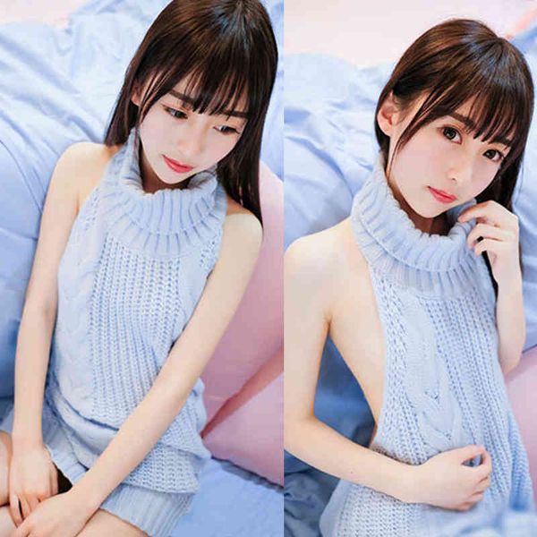 forerun - women's shoulder high neck off back knitted sweater, sexy, korean fashion, autumn 2021, White;black
forerun - women's shoulder high neck off back knitted sweater, sexy, korean fashion, autumn 2021, White;black