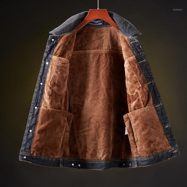men's jackets warm fleece wool liner cowboy black vintage denim jeans outwear jacket parka winter men and coats thick trendy, Black;brown
men's jackets warm fleece wool liner cowboy black vintage denim jeans outwear jacket parka winter men and coats thick trendy, Black;brown