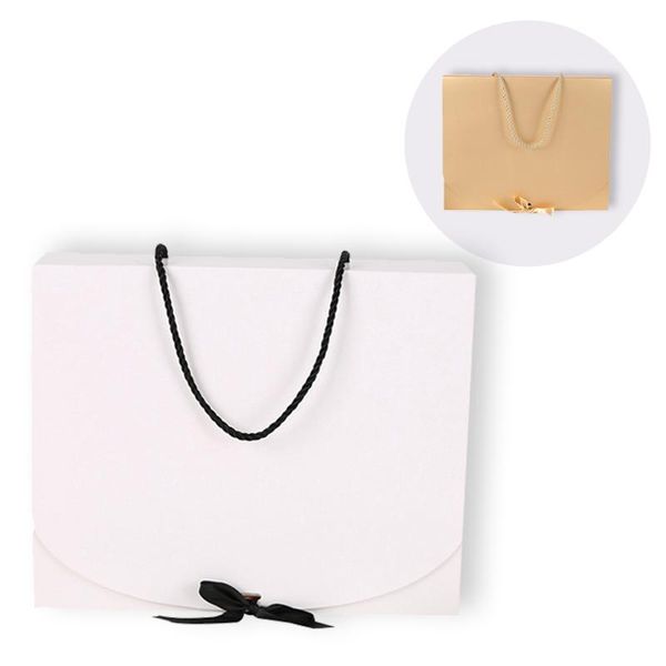 31*26*8cm 10pcs white/gold kraft paper box christmas gift bags with handle wedding birthday party candy packaging wrap
31*26*8cm 10pcs white/gold kraft paper box christmas gift bags with handle wedding birthday party candy packaging wrap