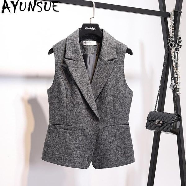 women's vests ayunsue vest spring autumn sleeveless blazer waistcoat women jacket korean short coat gilet femme f008 kj3917, Black;white 
women's vests ayunsue vest spring autumn sleeveless blazer waistcoat women jacket korean short coat gilet femme f008 kj3917, Black;white