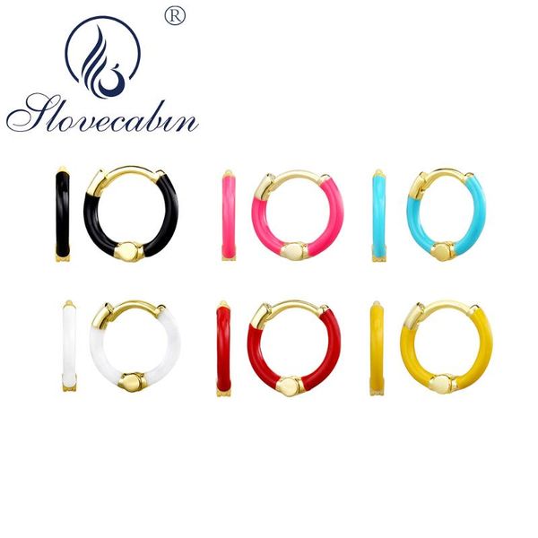 hoop & huggie slovecabin real 100% 925 sterling silver colorful small enamel huggies earrings for women multicolor circle piercing ear, Golden;silver
hoop & huggie slovecabin real 100% 925 sterling silver colorful small enamel huggies earrings for women multicolor circle piercing ear, Golden;silver