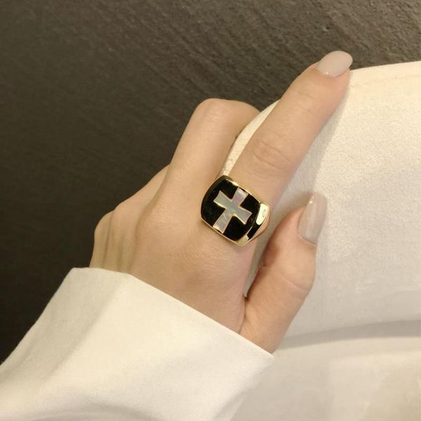 cluster rings morivovog 925 sterling silver shell cross wide for women original design japan korea religion faith punk jewelry, Golden;silver
cluster rings morivovog 925 sterling silver shell cross wide for women original design japan korea religion faith punk jewelry, Golden;silver