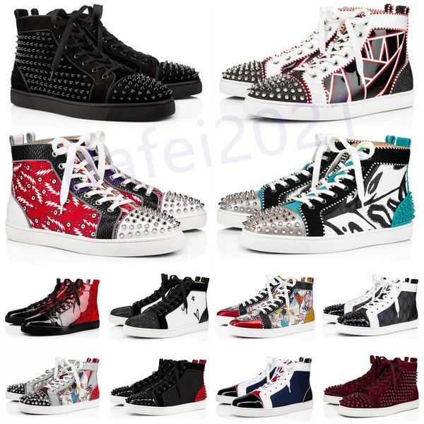 mens casual shoes women outdoor red bottoms shoe studded spikes loafers sneakers suede leather flats ttrainers jogging des chaussures a7, Black
mens casual shoes women outdoor red bottoms shoe studded spikes loafers sneakers suede leather flats ttrainers jogging des chaussures a7, Black