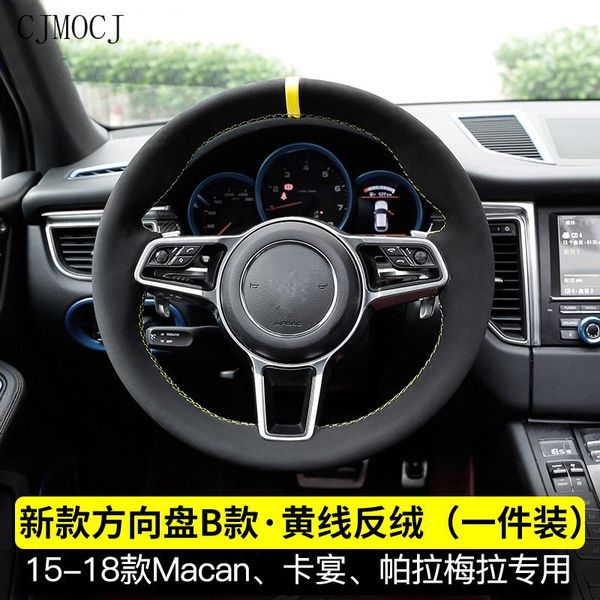 steering wheel covers vogue interior hand sewing suede leather cover fit for panamera macan 911 car accessories
steering wheel covers vogue interior hand sewing suede leather cover fit for panamera macan 911 car accessories