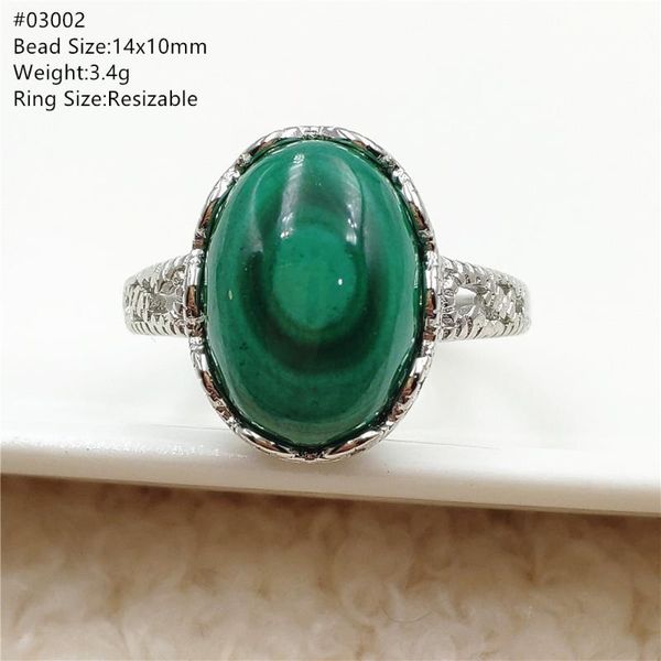 cluster rings genuine natural green malachite chrysocolla 14x10mm adjustable ring woman man beads 925 sterling silver oval stone, Golden;silver
cluster rings genuine natural green malachite chrysocolla 14x10mm adjustable ring woman man beads 925 sterling silver oval stone, Golden;silver
