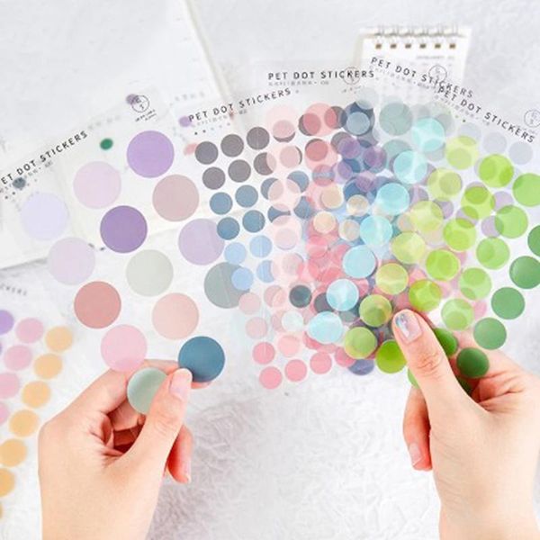3sheets 120 dots pet label sticker round self adhesive sealing circle stickers gift wrap
3sheets 120 dots pet label sticker round self adhesive sealing circle stickers gift wrap