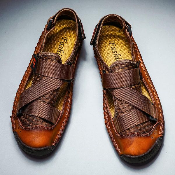 sandals 2021 summer shoes genuine leather for men man fashion mountain outdoor water footwear beach hiking closed mens handmade, Black
sandals 2021 summer shoes genuine leather for men man fashion mountain outdoor water footwear beach hiking closed mens handmade, Black