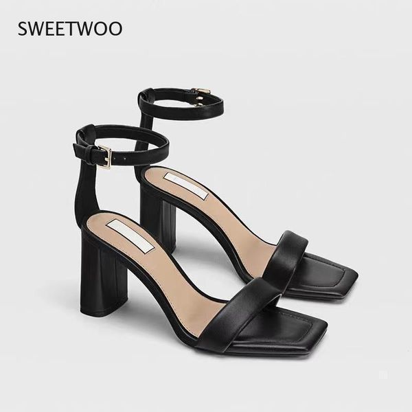 dress shoes women's thick-heeled sandals 2021 summer brown with square head high-heeled fashionable, Black
dress shoes women's thick-heeled sandals 2021 summer brown with square head high-heeled fashionable, Black