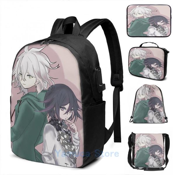 backpack funny graphic print komaeda nagito and kokichi usb charge men school bags women bag travel laptop
backpack funny graphic print komaeda nagito and kokichi usb charge men school bags women bag travel laptop