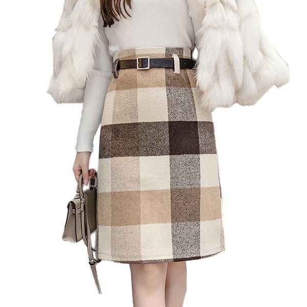skirts winter plaid midi womens high waist with sashes streetwear plus size harajuku elegant woolen skirt jupe femme, Black
skirts winter plaid midi womens high waist with sashes streetwear plus size harajuku elegant woolen skirt jupe femme, Black